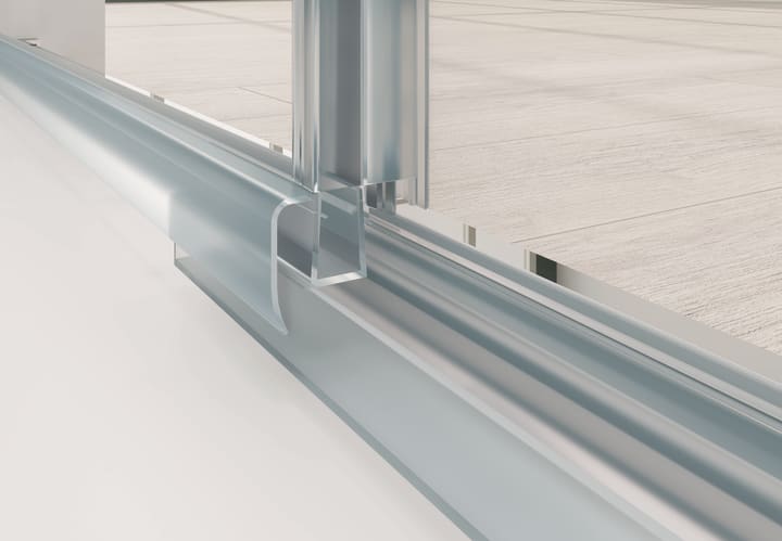 Paroi de douche sur mesure Ersa Bruntec détail 2