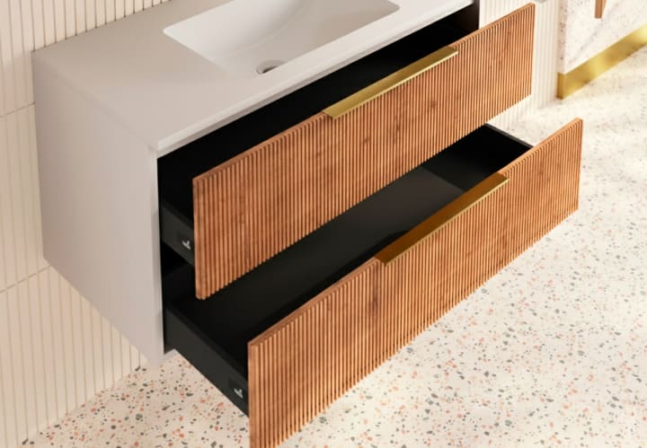 Ensemble de meubles de salle de bains Soho Bruntec détail 5
