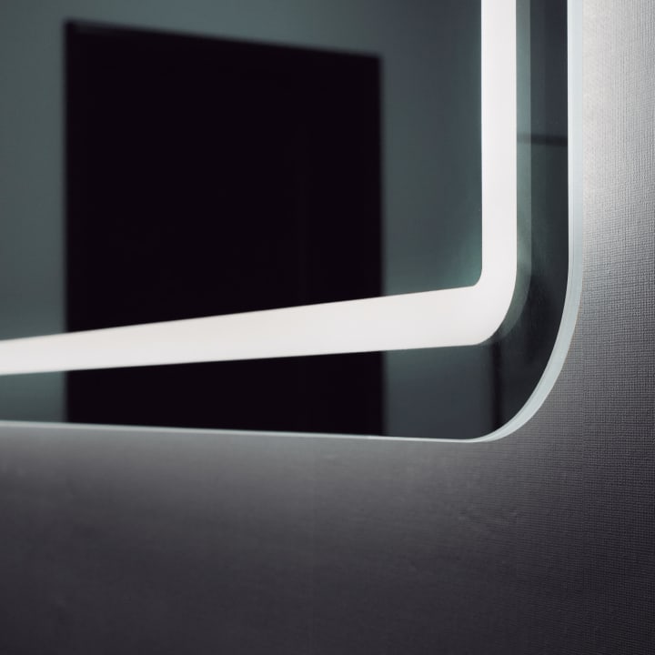 Miroir de salle de bains avec éclairage LED Grecia Ledimex détail 5