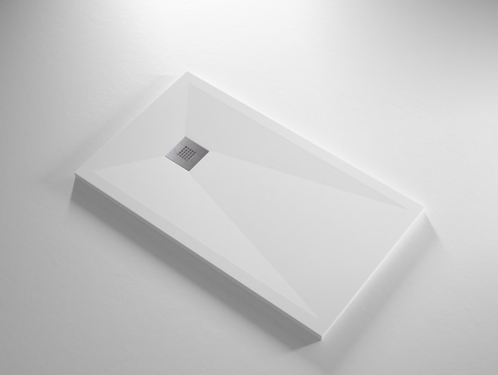 Receveur de douche en résine Design Basic Bruntec option 11