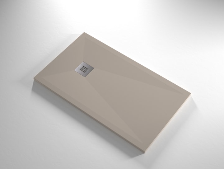 Receveur de douche en résine Design Basic Bruntec option 9