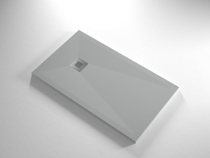 Receveur de douche en résine Design Basic Bruntec option 12