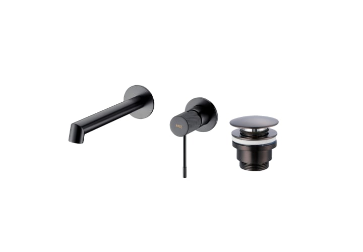 Robinet de lavabo encastré Line + bonde click-clack Pack principal 6