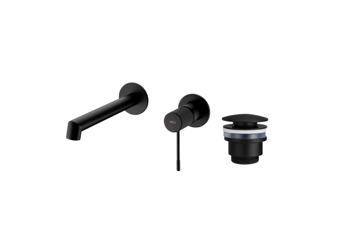 Robinet de lavabo encastré Line + bonde click-clack Pack principal 1