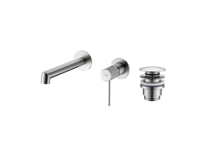 Robinet de lavabo encastré Line + bonde click-clack Pack principal 5