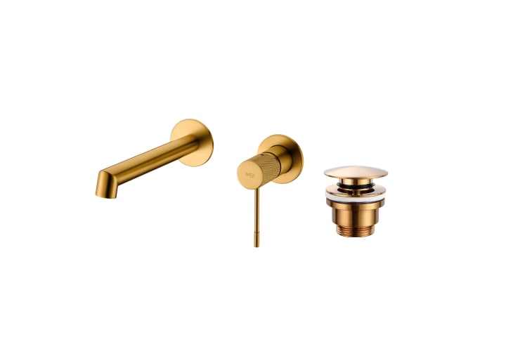 Robinet de lavabo encastré Line + bonde click-clack Pack principal 3
