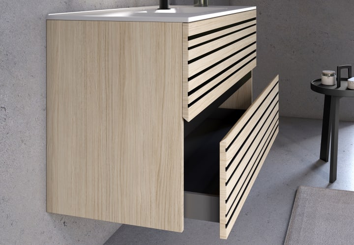 Ensemble de meubles de salle de bains Kora Bruntec détail 2