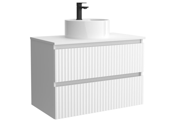 Ensemble de meubles de salle de bains Kira Salgar avec vasque à poser détail 9