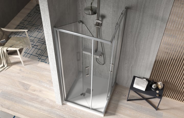 Paroi de douche S300 (TR705+TR707) Kassandra principal 1