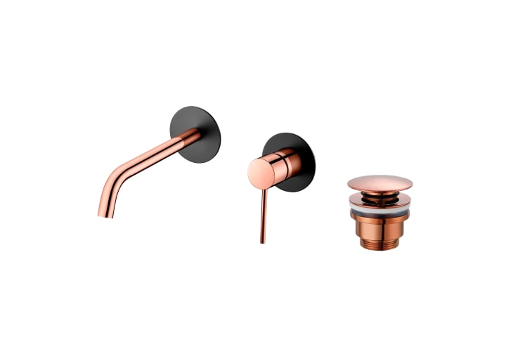 Robinetterie de lavabo encastrée Milos Imex + bonde click-clack pack principal 3