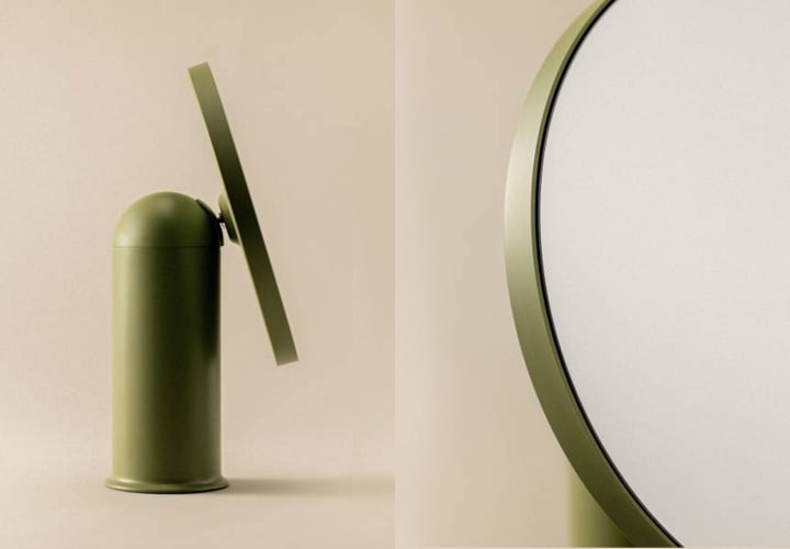 Miroir rond Geyser par Cosmic détail 5