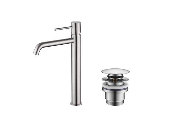 Pack Mitigeur de lavabo bec haut Monza Imex + Valve click-clack principal 5