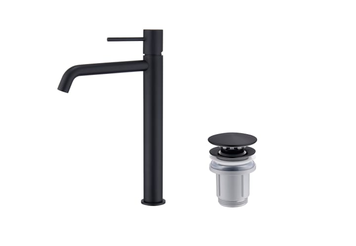 Pack Mitigeur de lavabo bec haut Monza Imex + Valve click-clack principal 1