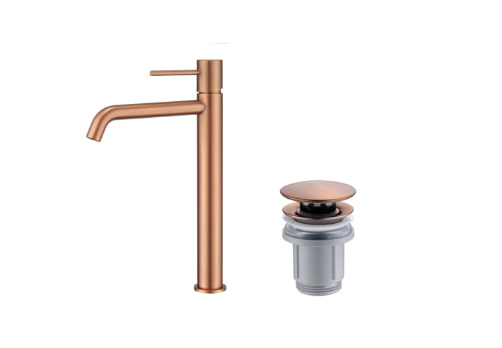 Pack Mitigeur de lavabo bec haut Monza Imex + Valve click-clack principal 4