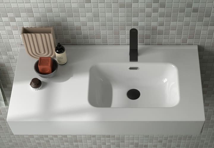 Ensemble de meubles de salle de bains Luva Salgar détail 4