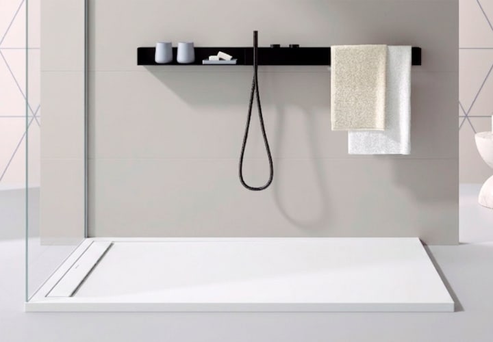 Receveurs de douche en résine Design New Bruntec environnement 5