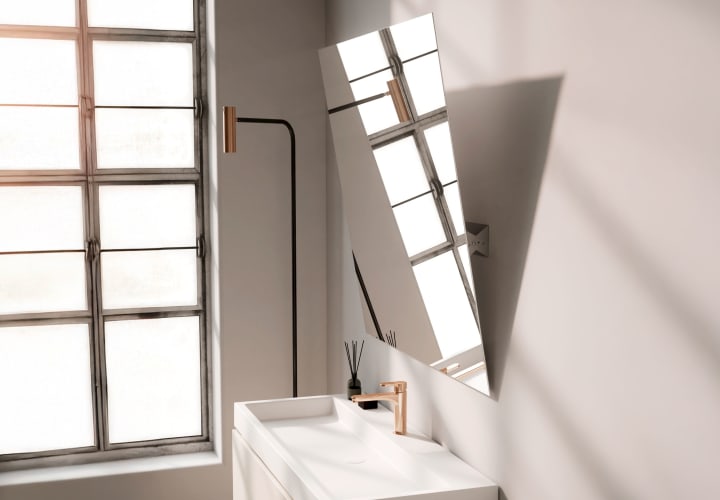 Miroir de salle de bain PMR Montel Bruntec détail 2