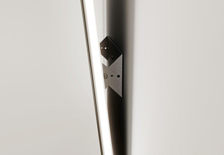 Miroir de salle de bain PMR Montel Bruntec détail 1