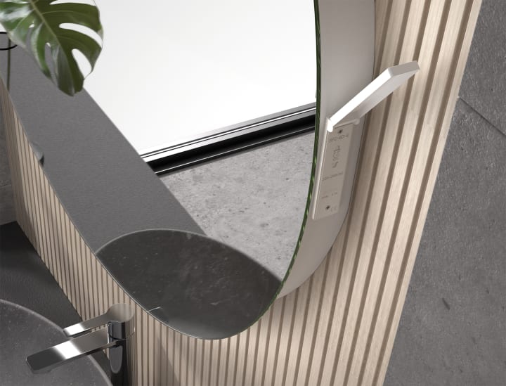 Miroir de salle de bains avec éclairage LED Tenerife Eurobath détail 2