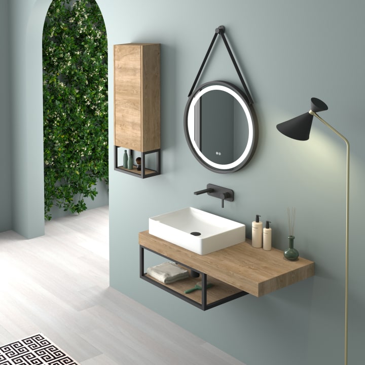 Structure métallique avec tablette inférieure Spok Coycama environnement 2