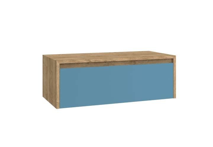 Meuble de salle de bains avec plan de toilette en bois Lambda Coycama principal 10