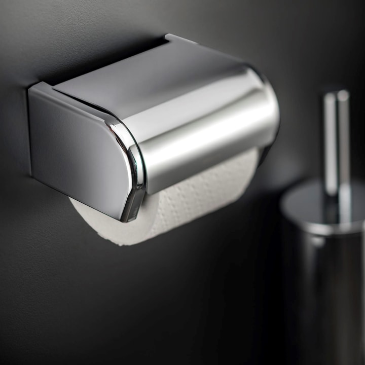 Porte-rouleau de toilette Architect Cosmic avec couvercle environnement 1