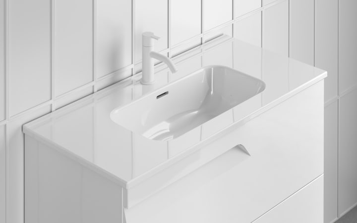 Ensemble de meubles de salle de bains profondeur réduite 39 cm Vitale Royo détail 9