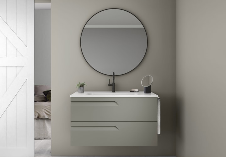 Ensemble de meubles de salle de bains profondeur réduite 39 cm Vitale Royo principal 1