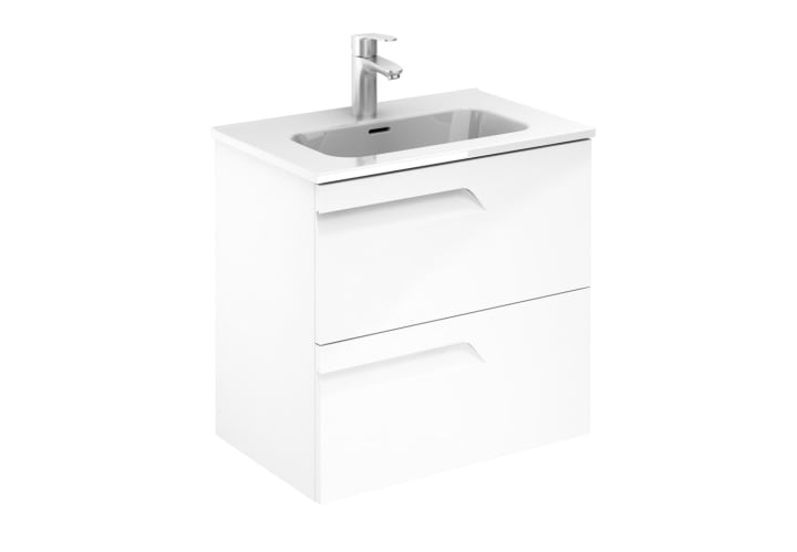 Ensemble de meubles de salle de bains profondeur réduite 39 cm Vitale Royo 3D 15