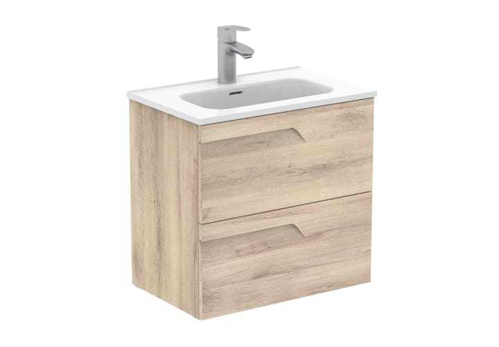Ensemble de meubles de salle de bains profondeur réduite 39 cm Vitale Royo 3D 14