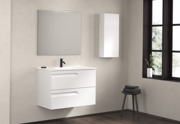 Ensemble de meubles de salle de bains profondeur réduite 39 cm Vitale Royo principal 2