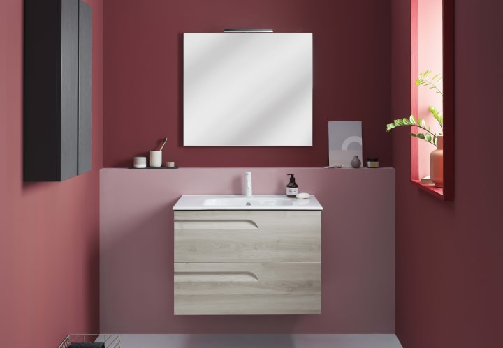 Ensemble de meubles de salle de bains profondeur réduite 39 cm Vitale Royo principal 5