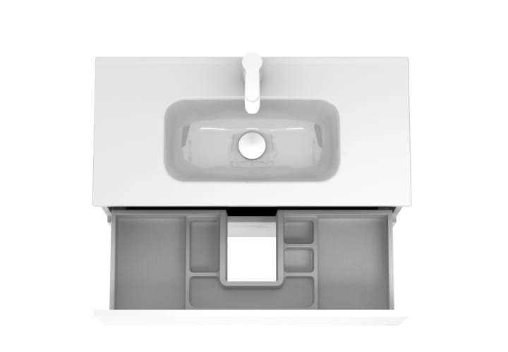 Ensemble de meubles de salle de bains profondeur réduite 39 cm Vitale Royo détail 10