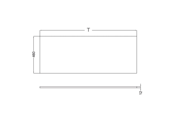 Plan de toilette Ambar Coycama croquis 2