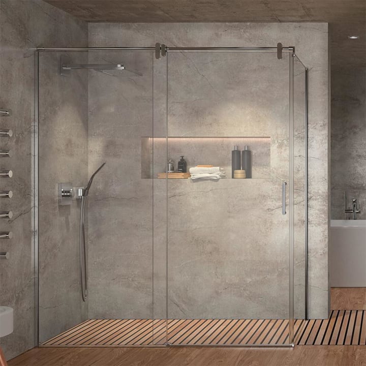 Paroi de douche Slim (LM102+LM103) Kassandra principal 1