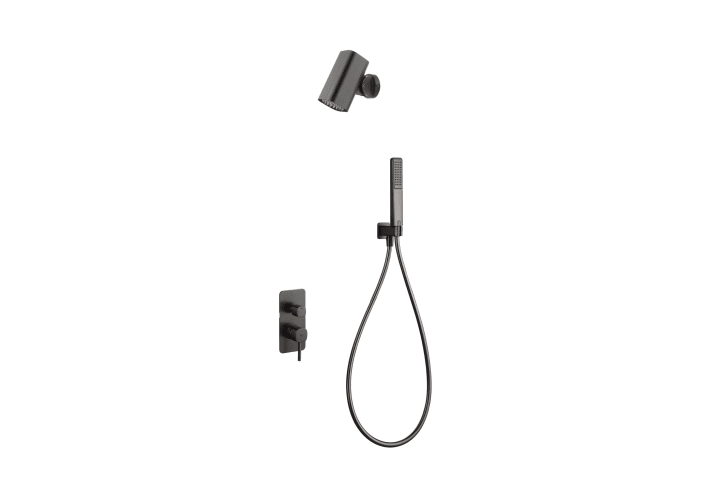 Ensemble de douche encastré avec pomme de douche orientable Imex Toscana principal 5
