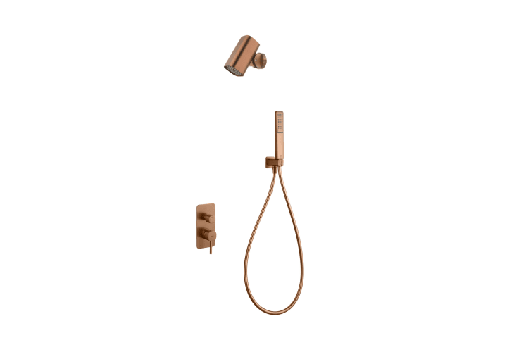 Ensemble de douche encastré avec pomme de douche orientable Imex Toscana principal 4