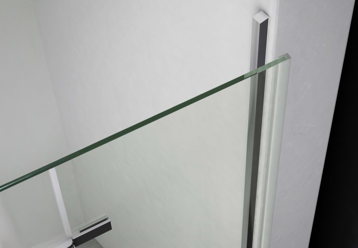 Bruntec Paroi de douche spacieuse sur mesure détail 2