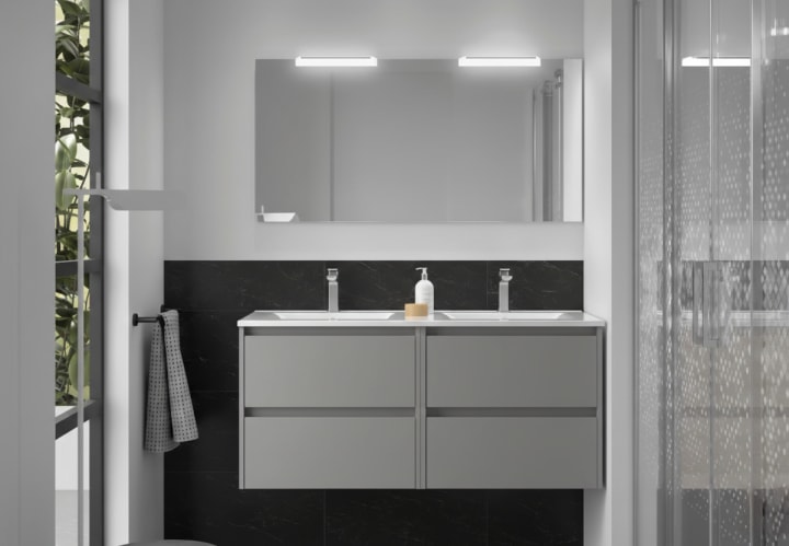 Ensemble de meubles de salle de bains Noja Salgar principal 9