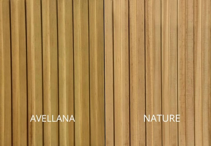 Meuble de salle de bains avec plan de toilette en bois massif Alpes 14 Bruntec détail 4