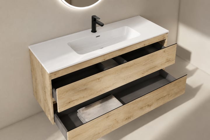 Ensemble de meubles de salle de bains Roma Bruntec détail 12