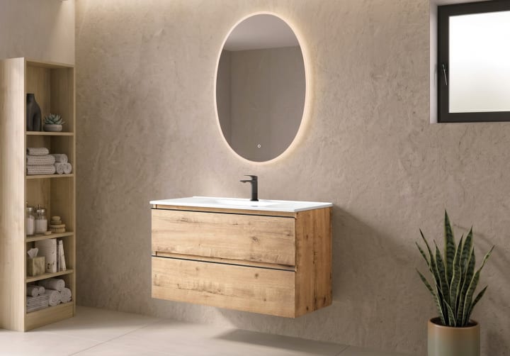 Ensemble de meubles de salle de bains Roma Bruntec principal 1