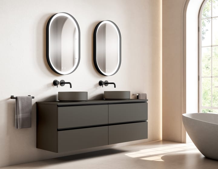 Meuble de salle de bains avec plan de toilette hydrofuge Granada Visobath principal 9