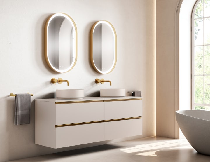 Meuble de salle de bains avec plan de toilette hydrofuge Granada Visobath principal 5