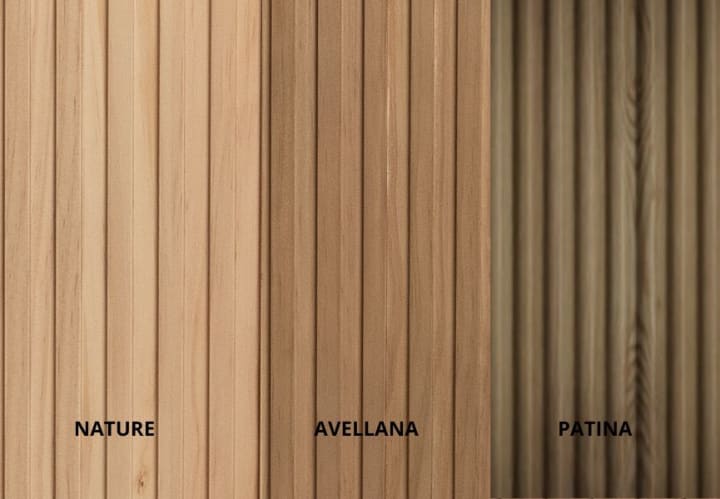 Meubles de salle de bains avec comptoir en bois massif Baviera Bruntec détail 5