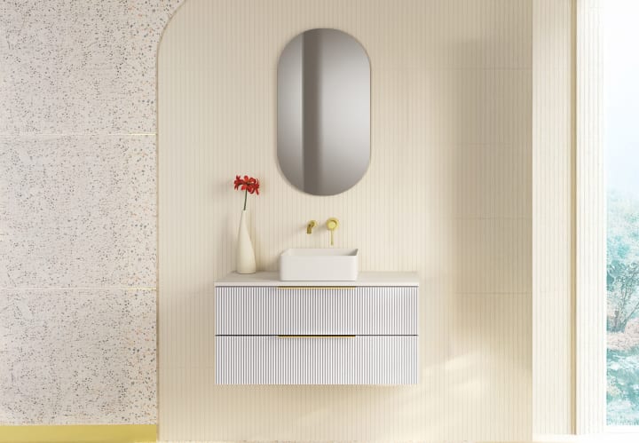 Meubles de salle de bains plan de toilette massif Soho Bruntec principal 2