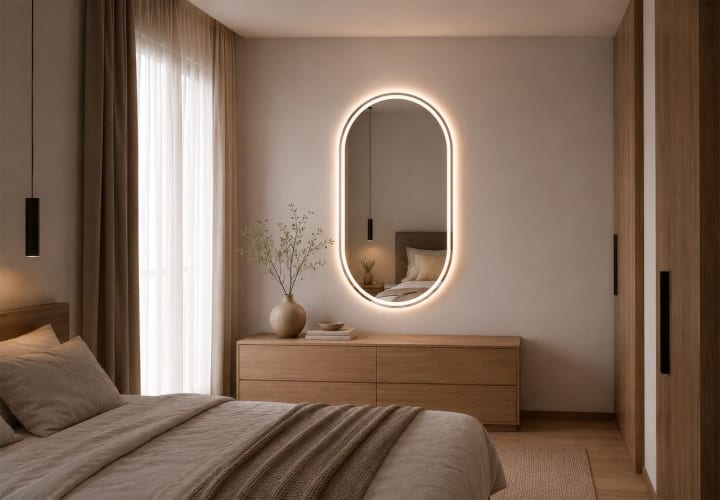 Miroir de salle de bain LED Aris Bruntec principal 4