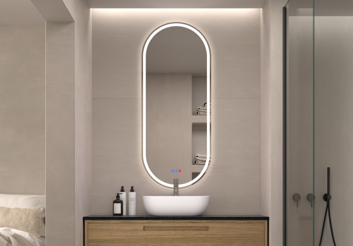 Miroir de salle de bain LED Aris Bruntec principal 1