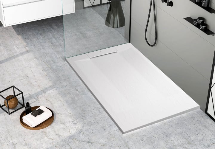 Receveurs de douche en résine Square Bruntec environnement 20