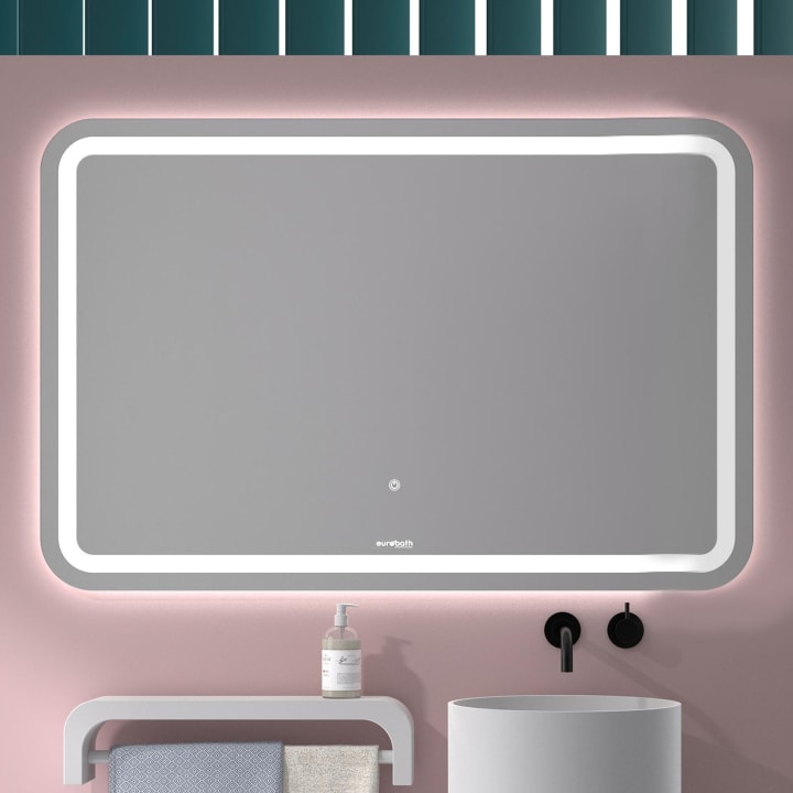 Miroir de salle de bains avec éclairage LED Sicilia Eurobath principal 1